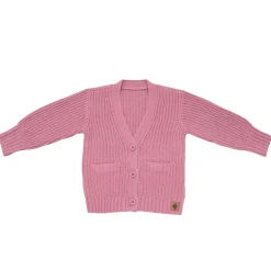 Online Kyte Baby Chunky Knit Oversized Cardigan in Apple Blossom