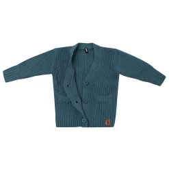 Kyte Baby Chunky Knit Oversized Cardigan in Atlantic