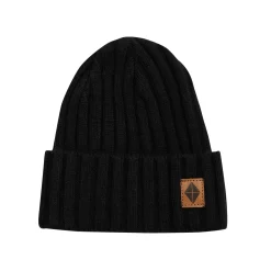 New Kyte Baby Chunky Knit Ribbed Beanie in Midnight
