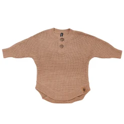 Best Kyte Baby Chunky Knit Romper in Latte