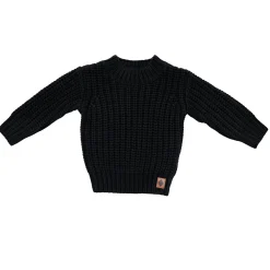 New Kyte Baby Chunky Knit Sweater in Midnight