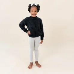 New Kyte Baby Chunky Knit Sweater in Midnight