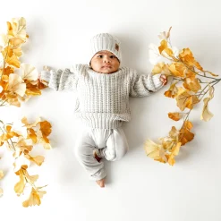 Online Kyte Baby Chunky Knit Sweater in Oat