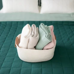 Outlet Kyte Baby Chunky Knit Toddler Blanket in Sage