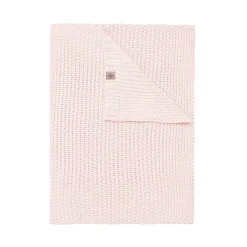 Hot Kyte Baby Chunky Knit Toddler Blanket in Blush