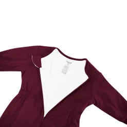 Clearance Kyte Baby Cozy Playsuit in Burgundy