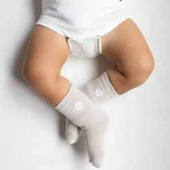 New Kyte Baby Crew Socks Combo 3-Pack in Oat