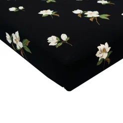 Hot Kyte Baby Crib Sheet in Big Midnight Magnolia