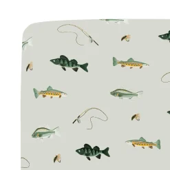 Best Kyte Baby Crib Sheet in Fishing