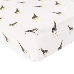 Kyte Baby Crib Sheet in Giraffe