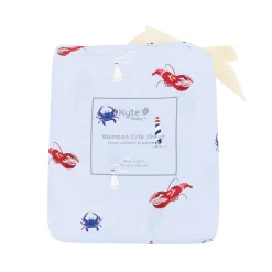 Clearance Kyte Baby Crib Sheet in Harbor