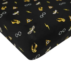 Kyte Baby Crib Sheet in Midnight Icon