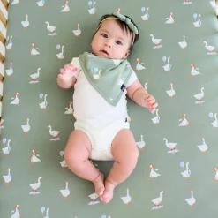 Outlet Kyte Baby Crib Sheet in Silly Goose