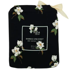 Clearance Kyte Baby in Small Midnight Magnolia Crib Sheet