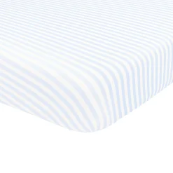 Best Kyte Baby Crib Sheet in Small Mist Stripe