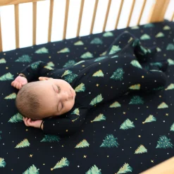 Outlet Kyte Baby Crib Sheet in Twinkle Tree