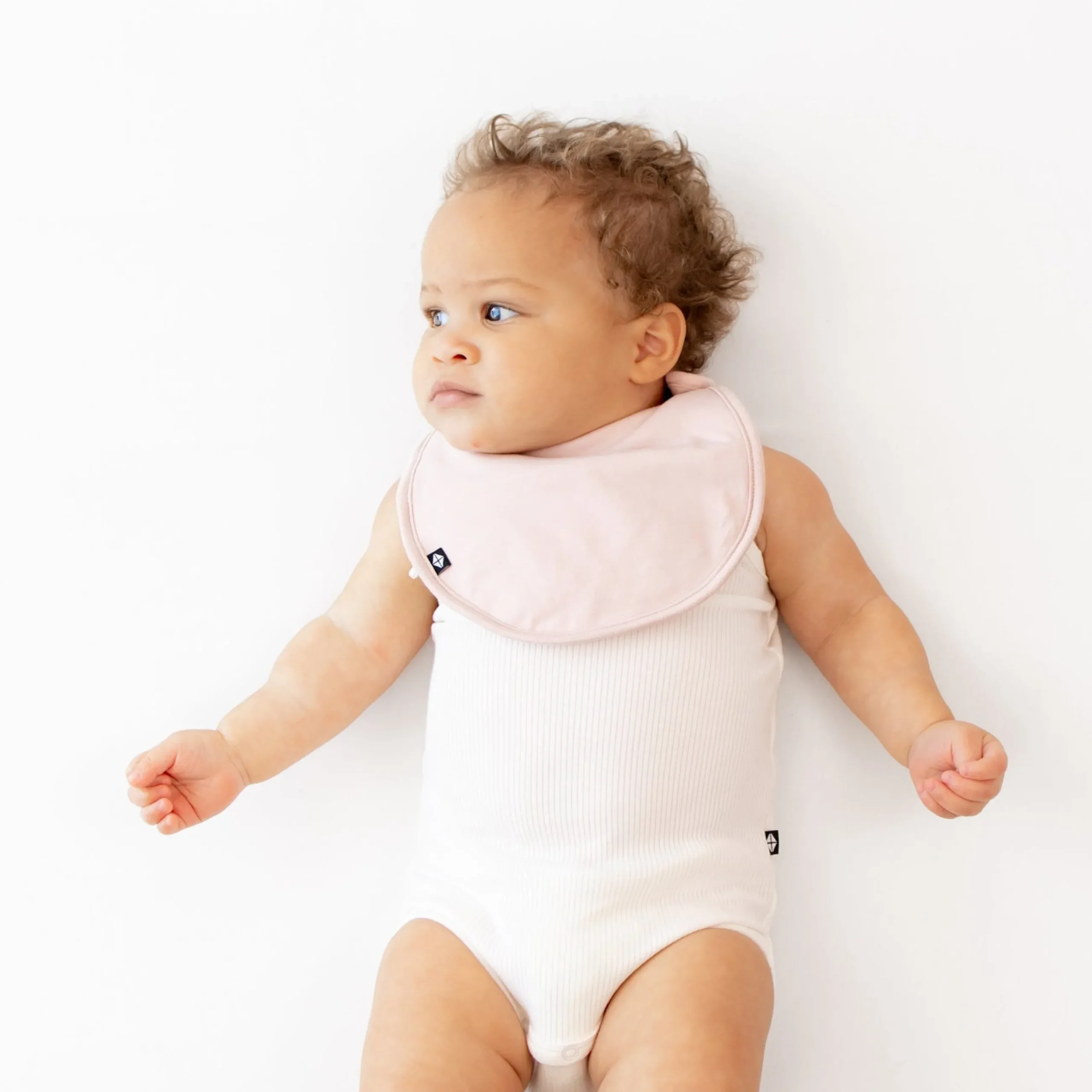 New Kyte Baby Cushy Bib in Blush