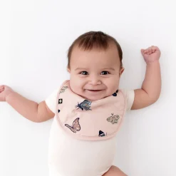Outlet Kyte Baby Cushy Bib in Blush Butterfly Default Title
