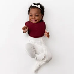 Kyte Baby Cushy Bib in Burgundy
