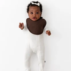 Hot Kyte Baby Cushy Bib in Espresso