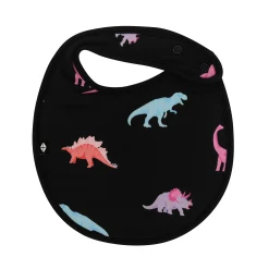 Hot Kyte Baby Cushy Bib in Midnight Roar