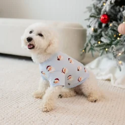 Clearance Kyte Baby Dog Tee in Vintage Santa