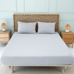 Discount Kyte Baby Fitted Sheet with Pillowcases in Storm