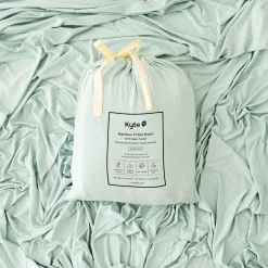 Hot Kyte Baby Fitted Sheet with Pillowcases in Sage