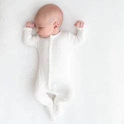 Clearance Kyte Baby Footie in Cloud