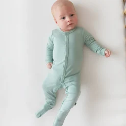 Discount Kyte Baby Footie in Sage