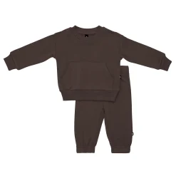 Kyte Baby French Terry Jogger Set in Espresso