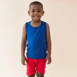 Discount Kyte Baby Harem Shorts in Cardinal