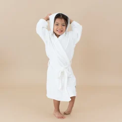Discount Kyte Baby Hooded Bath Robe in Cloud