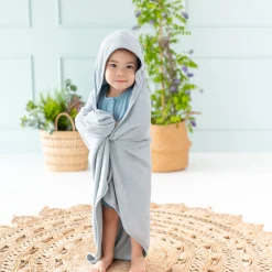 Best Kyte Baby Hooded Bath Towel in Fog