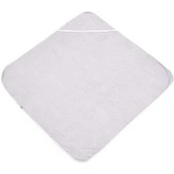 Online Kyte Baby Hooded Bath Towel in Storm with Cloud Trim