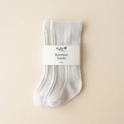 Discount Kyte Baby Knee High Socks in Oat