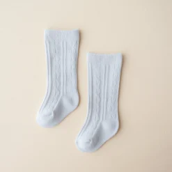 Hot Kyte Baby Knee High Socks in Storm
