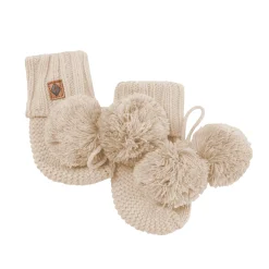 Sale Kyte Baby Knit Booties in Almond