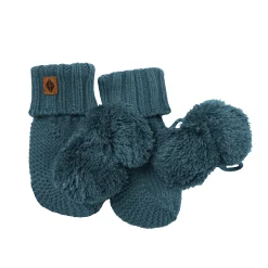 Clearance Kyte Baby Knit Booties in Atlantic