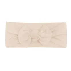 Online Kyte Baby Knotted Bow Headband in Bisque