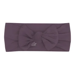 Hot Kyte Baby Knotted Bow Headband in Currant