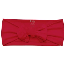 Outlet Kyte Baby Knotted Bow Headband in Cardinal