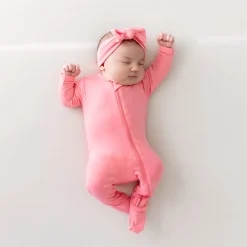 Outlet Kyte Baby Knotted Bow Headband in Guava