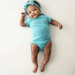 Kyte Baby Knotted Bow Headband in Makai