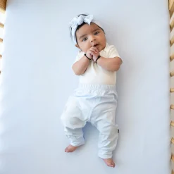 New Kyte Baby Knotted Bow Headband in Mist