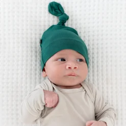 Online Kyte Baby Knotted Cap in Emerald