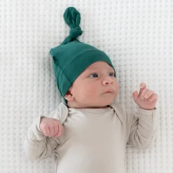 Online Kyte Baby Knotted Cap in Emerald