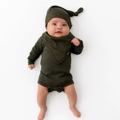 Outlet Kyte Baby Knotted Cap in Fir
