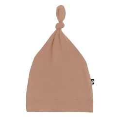 Hot Kyte Baby Knotted Cap in Latte