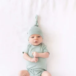 Outlet Kyte Baby Knotted Cap in Sage